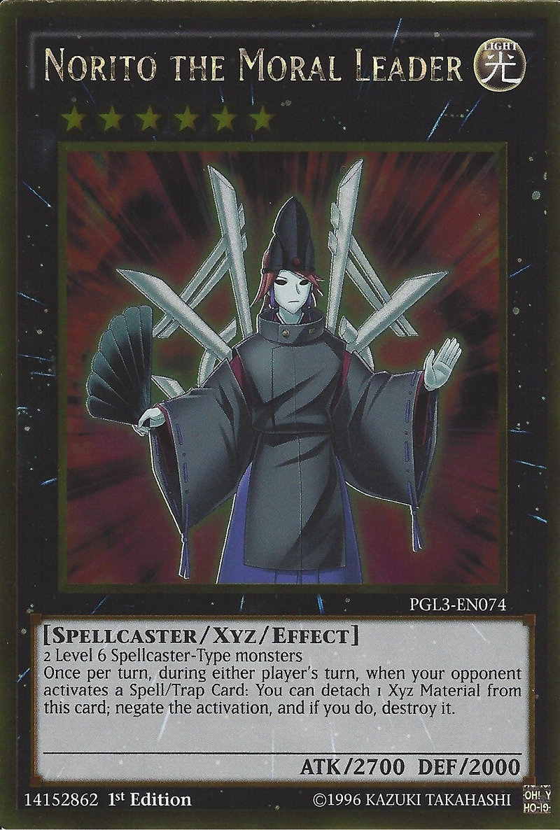 Norito the Moral Leader [PGL3-EN074] Gold Rare | Good Games Adelaide SA