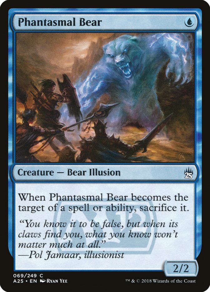 Phantasmal Bear 69 (Masters 25)  - Foil | Good Games Adelaide SA