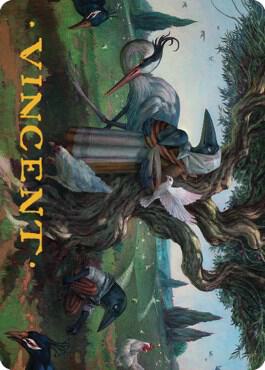 Kindred Discovery Art Card Gold Stamped Signature 29 (Art Series: Commander Legends: Battle for Baldur's Gate)  | Good Games Adelaide SA