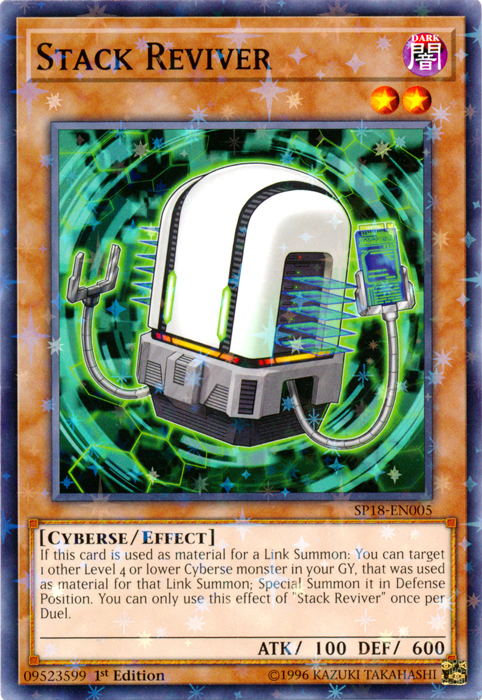 Stack Reviver [SP18-EN005] Starfoil Rare | Good Games Adelaide SA