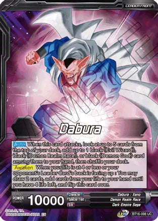 Dabura // Demon God Dabura, Diabolical Awakening [BT16-098] | Good Games Adelaide SA
