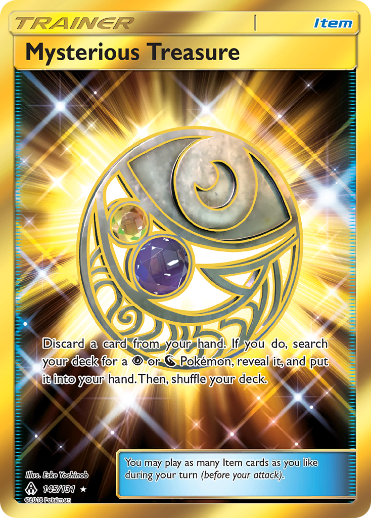 Mysterious Treasure (145/131) [Sun & Moon: Forbidden Light] | Good Games Adelaide SA
