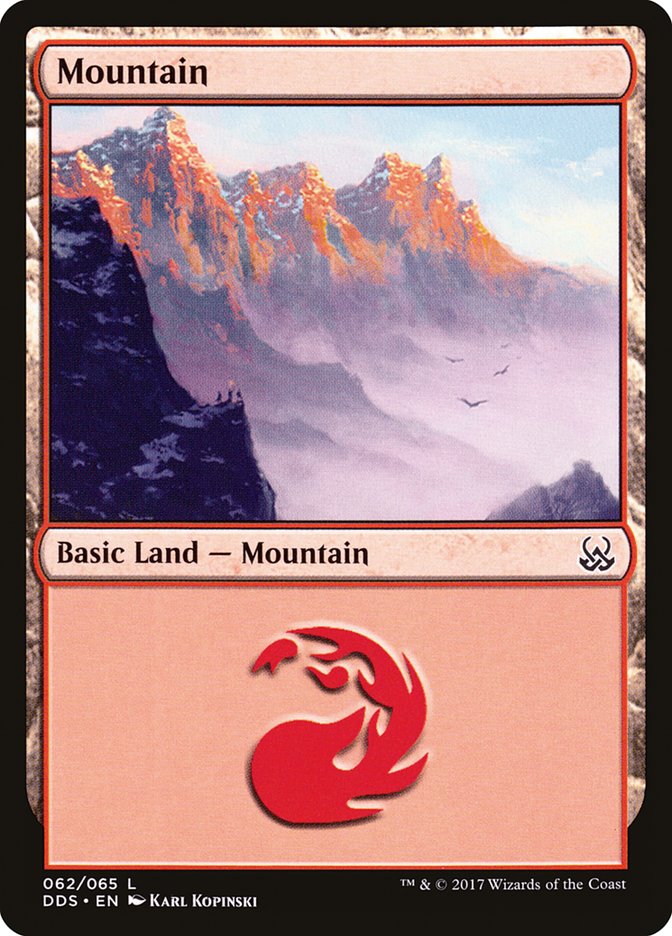 Mountain (62) [Duel Decks: Mind vs. Might] | Good Games Adelaide SA