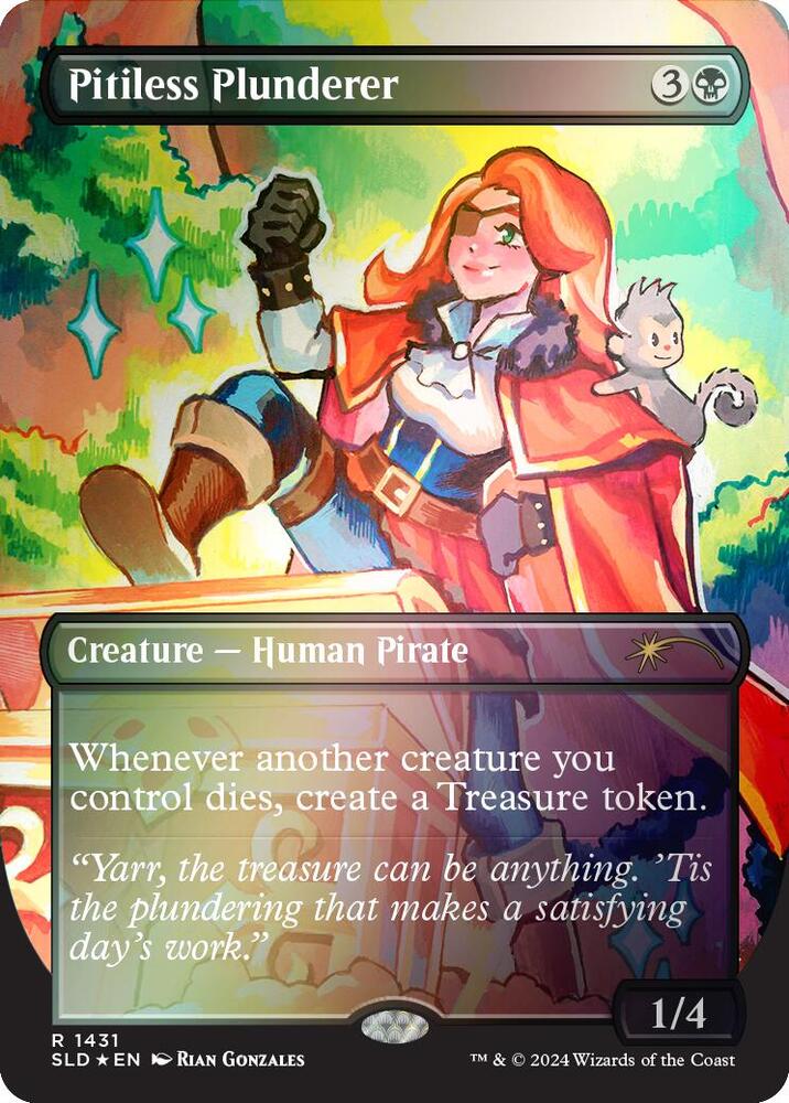 Pitiless Plunderer Rainbow Foil 1431 (Secret Lair Drop Series)  - Foil | Good Games Adelaide SA