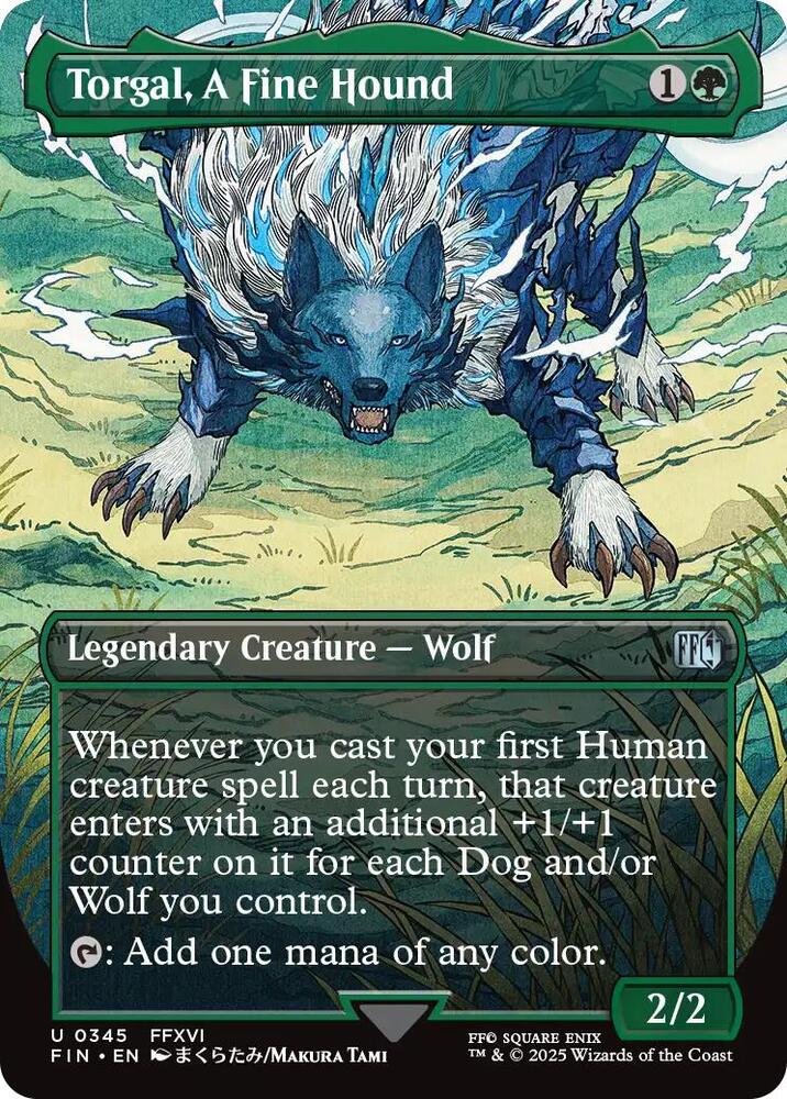 Torgal, A Fine Hound 345 (FINAL FANTASY)  - Foil | Good Games Adelaide SA