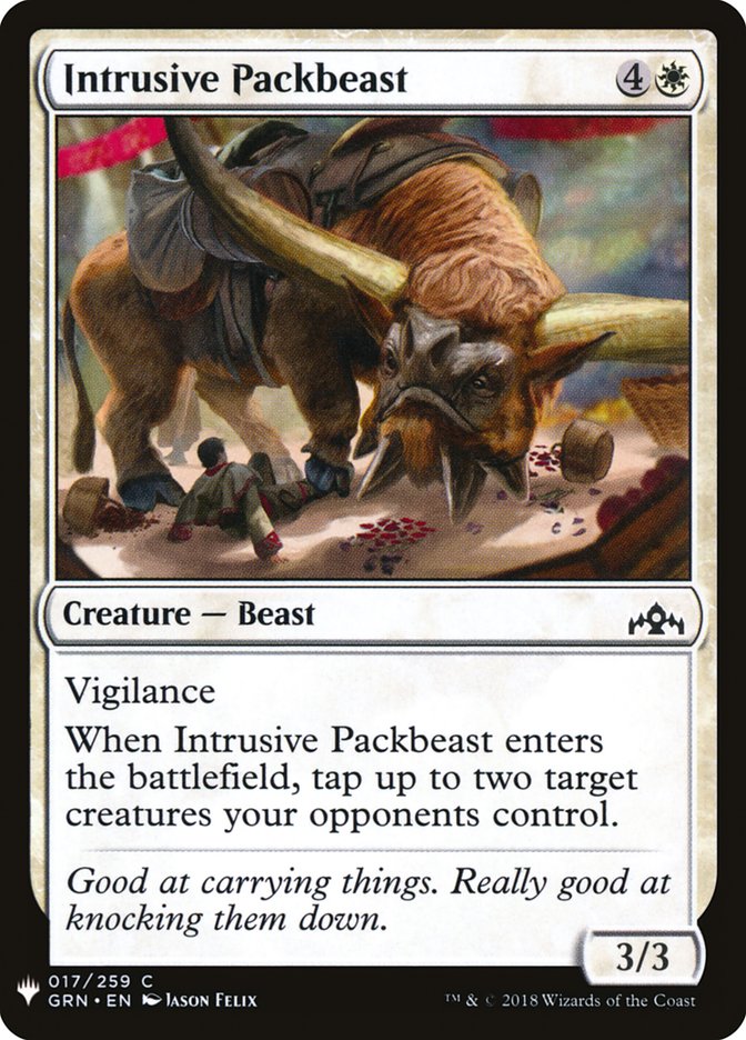 Intrusive Packbeast [Mystery Booster] | Good Games Adelaide SA