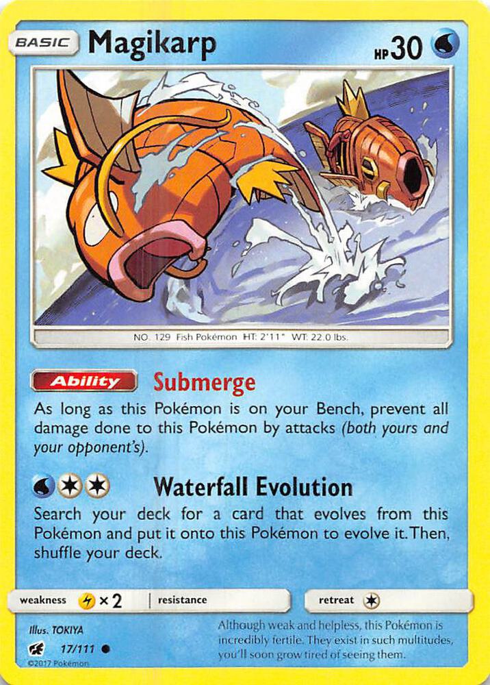 Magikarp 17/111 (SM - Crimson Invasion)  | Good Games Adelaide SA