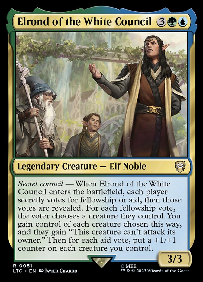 Elrond of the White Council 51 (Commander: The Lord of the Rings: Tales of Middle-earth)  | Good Games Adelaide SA
