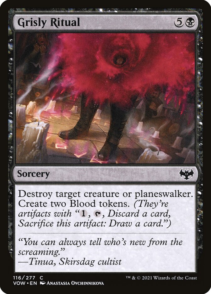 Grisly Ritual 116 (Innistrad: Crimson Vow)  - Foil | Good Games Adelaide SA
