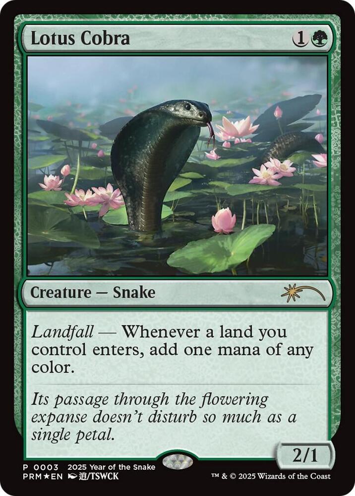 Lotus Cobra Year of the Snake 2025 3 (Standard Showdown Promos)  - Foil | Good Games Adelaide SA
