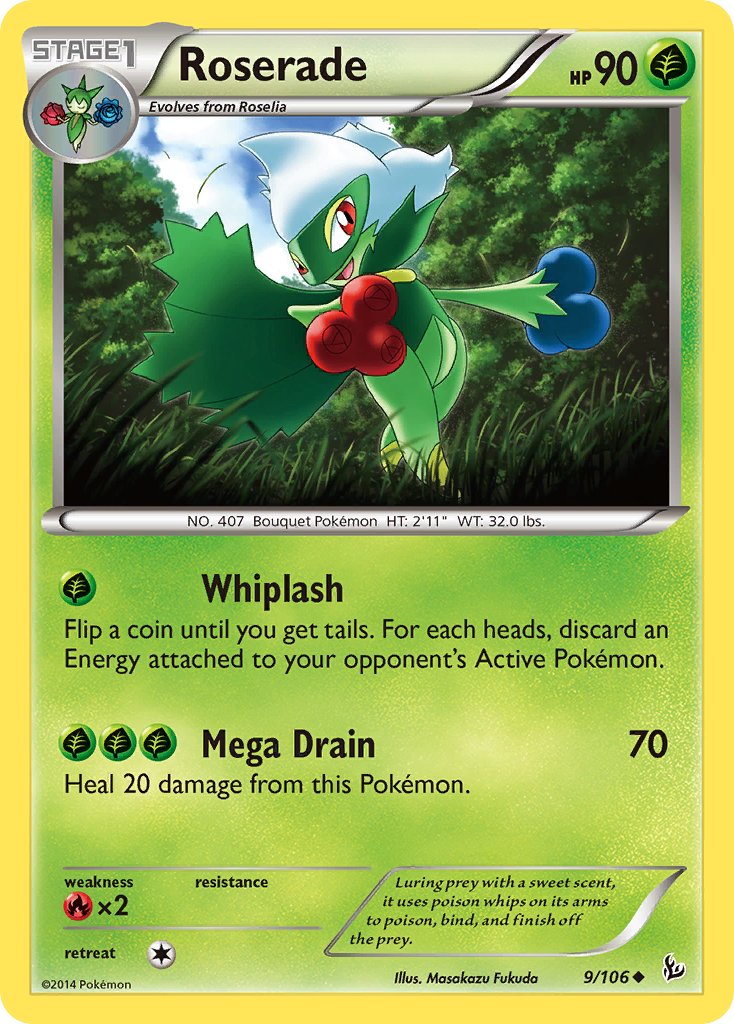 Roserade (9/106) [XY: Flashfire] | Good Games Adelaide SA