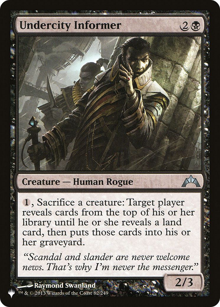Undercity Informer [The List Reprints] | Good Games Adelaide SA