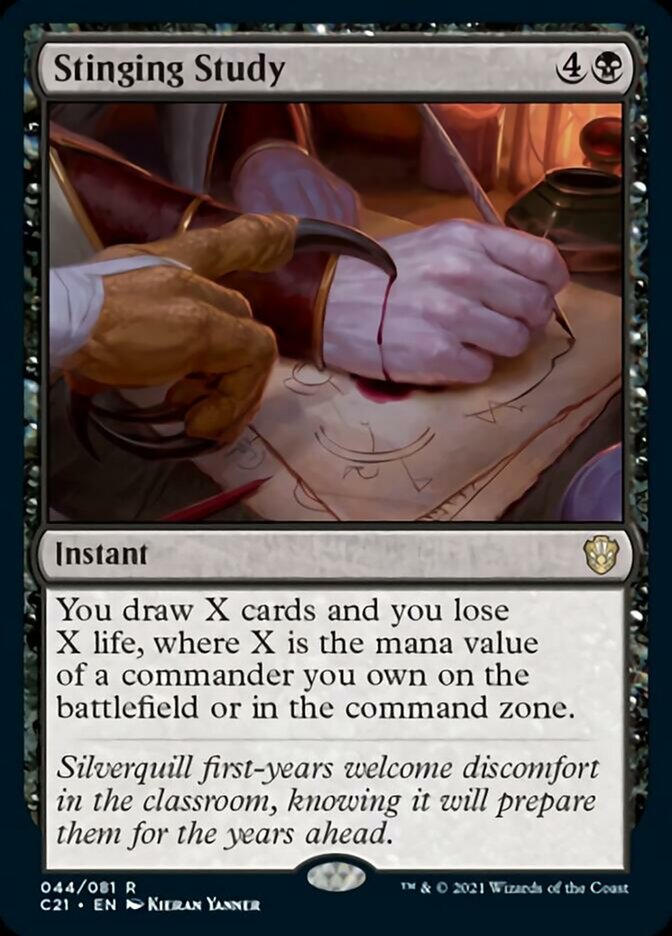 Stinging Study [Commander 2021] | Good Games Adelaide SA