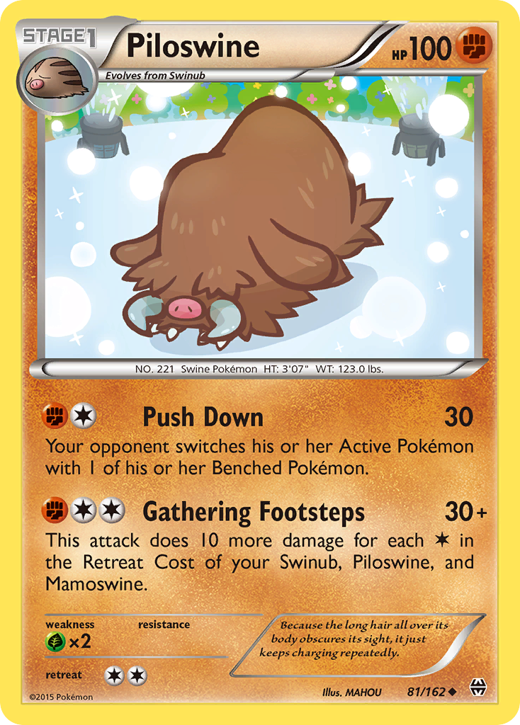 Piloswine (81/162) [XY: BREAKthrough] | Good Games Adelaide SA