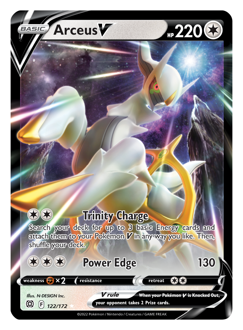 Arceus V (122/172) [Sword & Shield: Brilliant Stars] | Good Games Adelaide SA