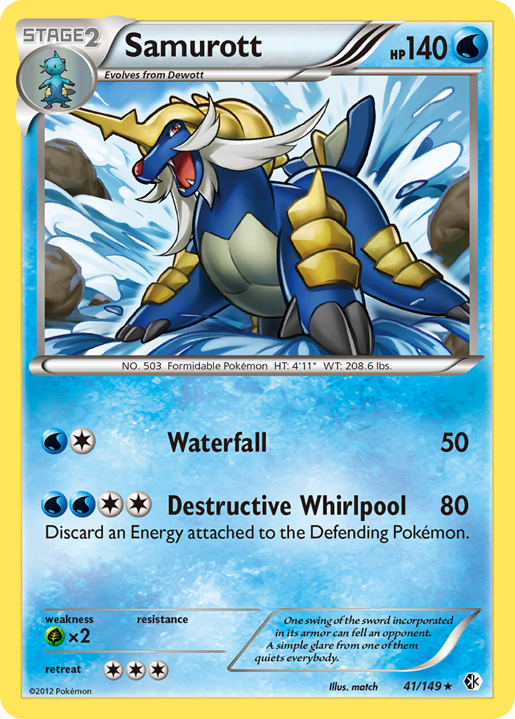 Samurott (41/149) [Black & White: Boundaries Crossed] | Good Games Adelaide SA