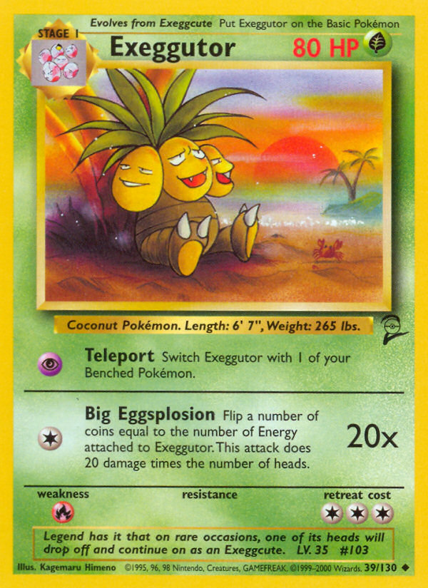 Exeggutor (39/130) [Base Set 2] | Good Games Adelaide SA
