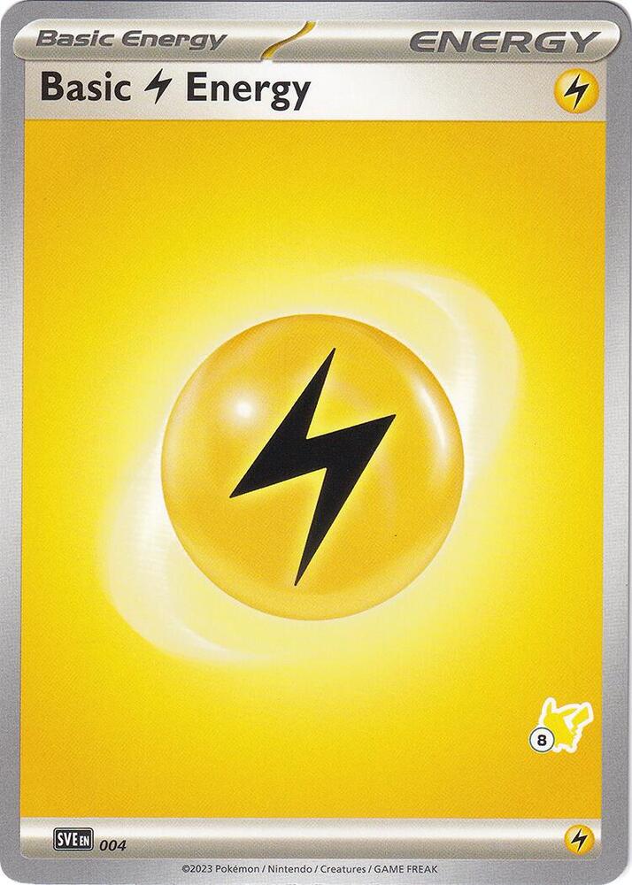 Basic Lightning Energy Pikachu 8 004 (Battle Academy 2024)  | Good Games Adelaide SA