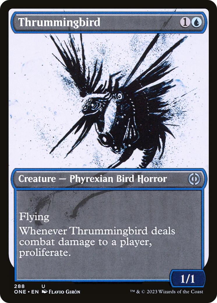 Thrummingbird (Showcase Ichor) [Phyrexia: All Will Be One] | Good Games Adelaide SA