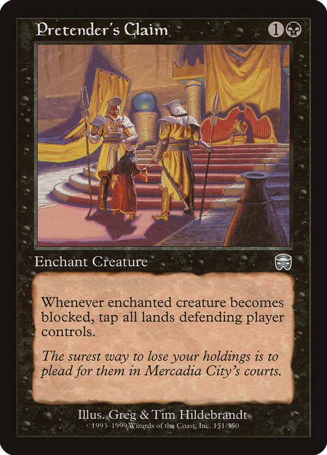 Pretender's Claim 151 (Mercadian Masques)  - Foil | Good Games Adelaide SA
