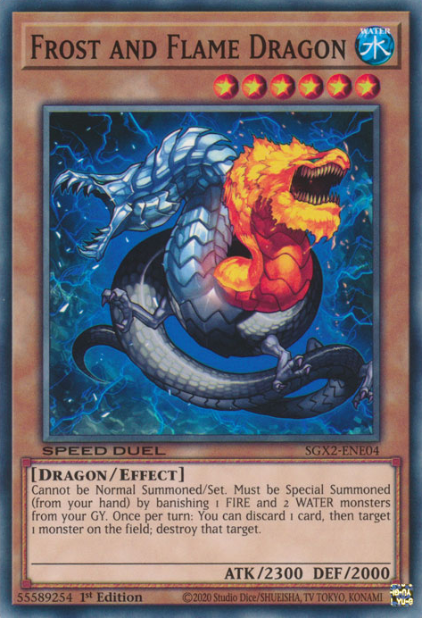 Frost and Flame Dragon [SGX2-ENE04] Common | Good Games Adelaide SA