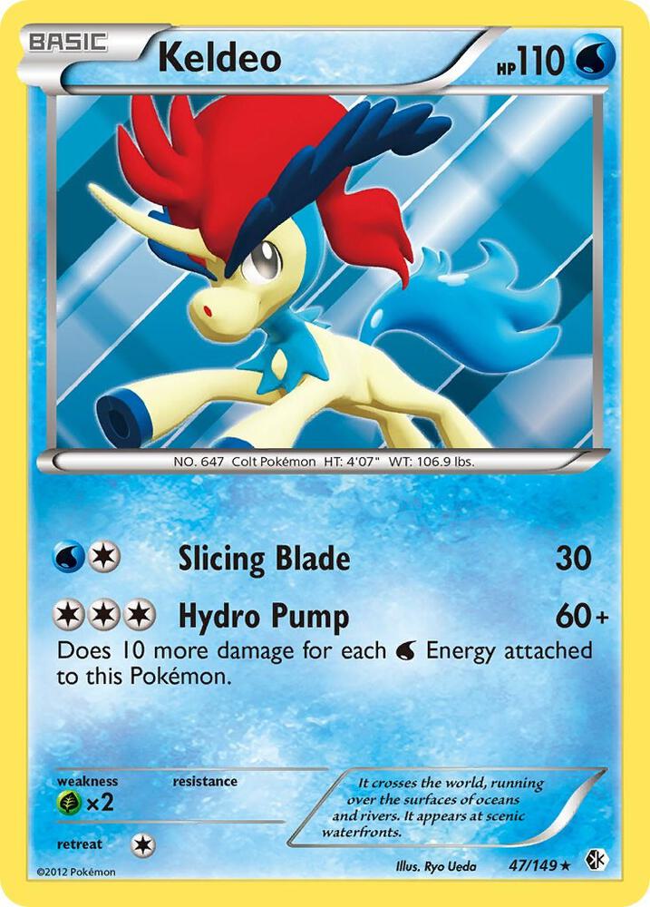 Keldeo 47/149 (Boundaries Crossed)  - Holofoil | Good Games Adelaide SA