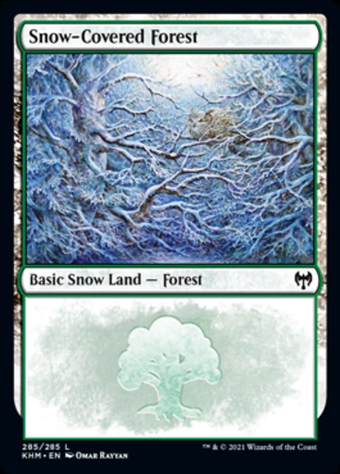 Snow-Covered Forest (285) [Kaldheim] | Good Games Adelaide SA