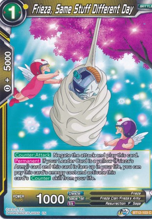 Frieza, Same Stuff Different Day [BT12-103] | Good Games Adelaide SA