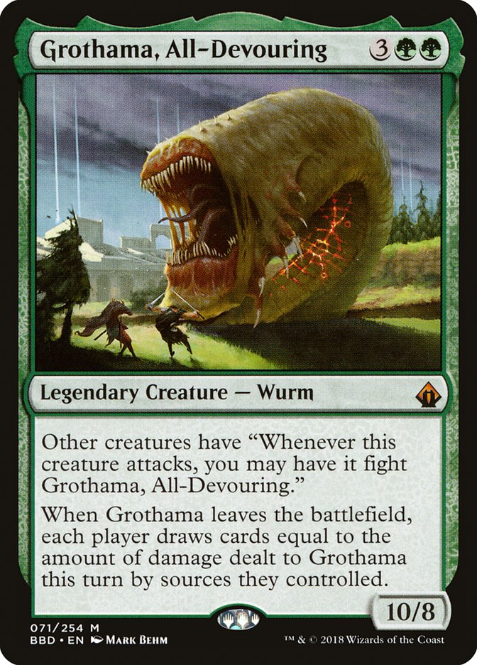 Grothama, All-Devouring 71 (Battlebond)  - Foil | Good Games Adelaide SA
