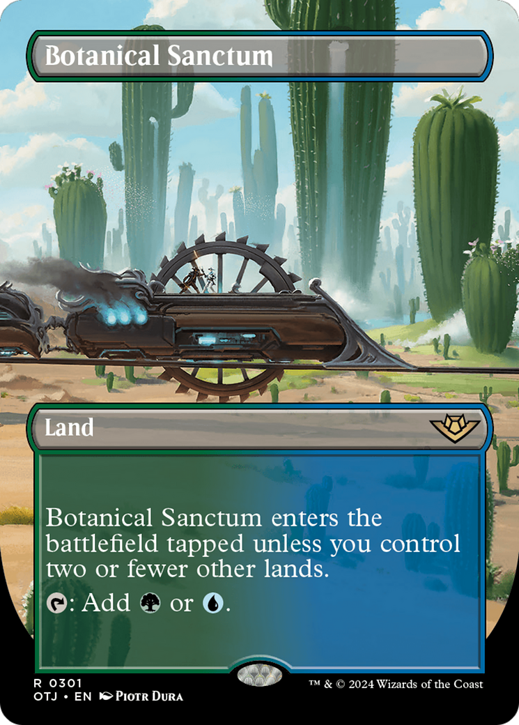Botanical Sanctum (Borderless) [Outlaws of Thunder Junction] | Good Games Adelaide SA