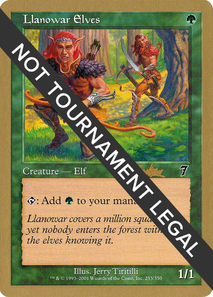 Llanowar Elves 2002 Brian Kibler 7ED  (World Championship Decks)  | Good Games Adelaide SA