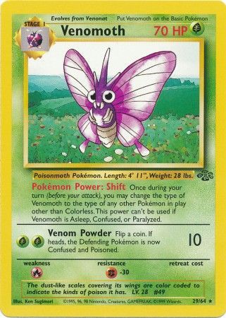 Venomoth (29/64) [Jungle Unlimited] | Good Games Adelaide SA