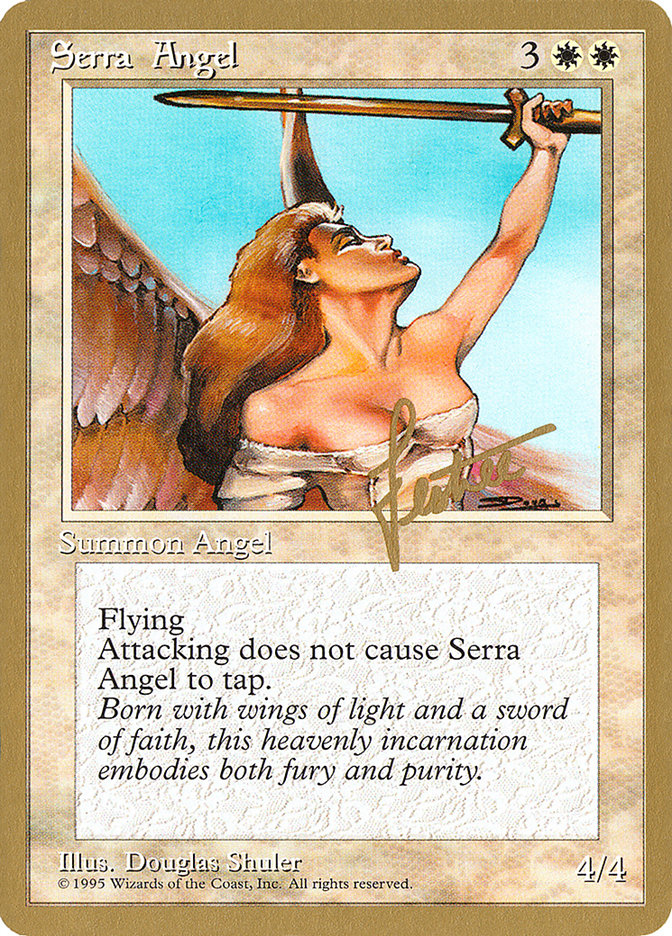 Serra Angel (Bertrand Lestree) [Pro Tour Collector Set] | Good Games Adelaide SA