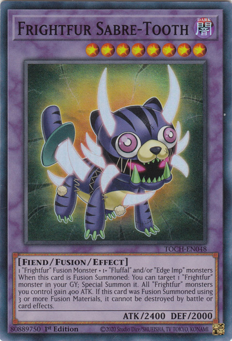 Frightfur Sabre-Tooth [TOCH-EN048] Super Rare | Good Games Adelaide SA
