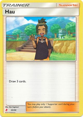 Hau (23/30) [Sun & Moon: Trainer Kit - Lycanroc] | Good Games Adelaide SA