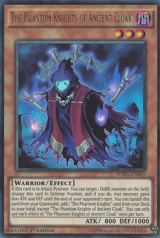 The Phantom Knights of Ancient Cloak [WIRA-EN001] Ultra Rare | Good Games Adelaide SA