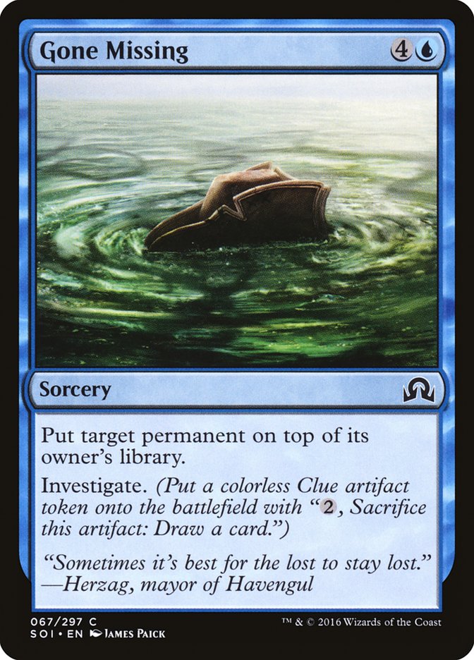 Gone Missing 67 (Shadows over Innistrad)  | Good Games Adelaide SA