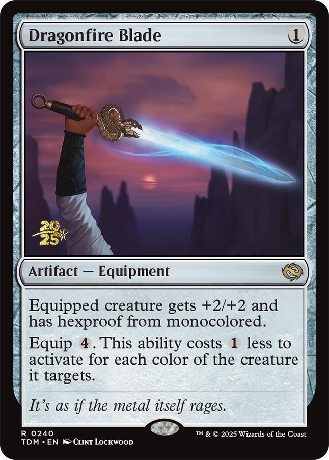 Dragonfire Blade 240 (Prerelease Cards)  - Foil | Good Games Adelaide SA