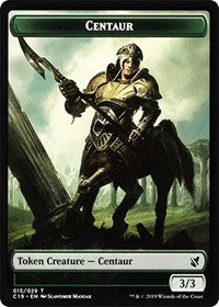 Centaur // Egg Double-sided Token [Commander 2019 Tokens] | Good Games Adelaide SA