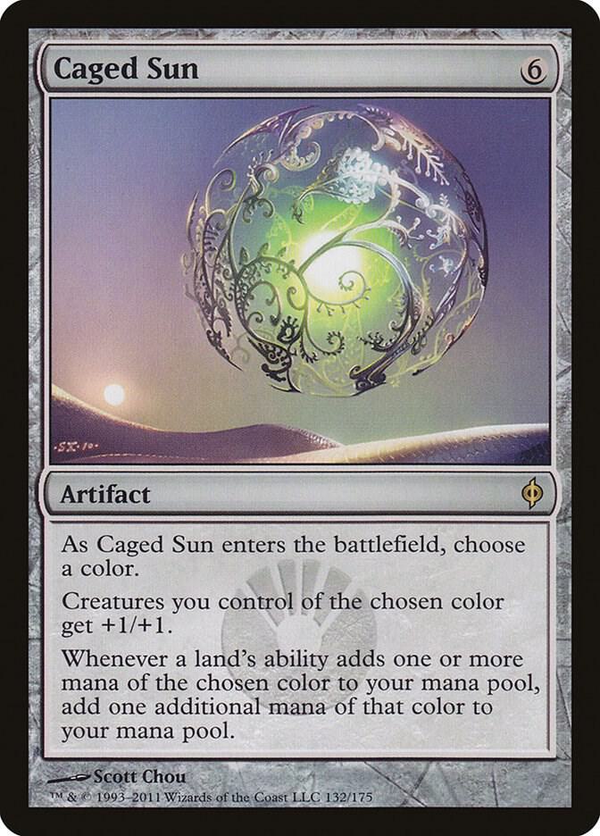 Caged Sun 132 (New Phyrexia)  | Good Games Adelaide SA