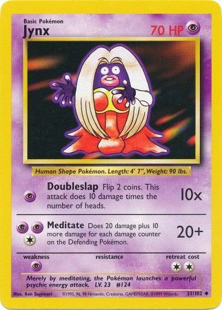 Jynx (31/102) [Base Set Unlimited] | Good Games Adelaide SA