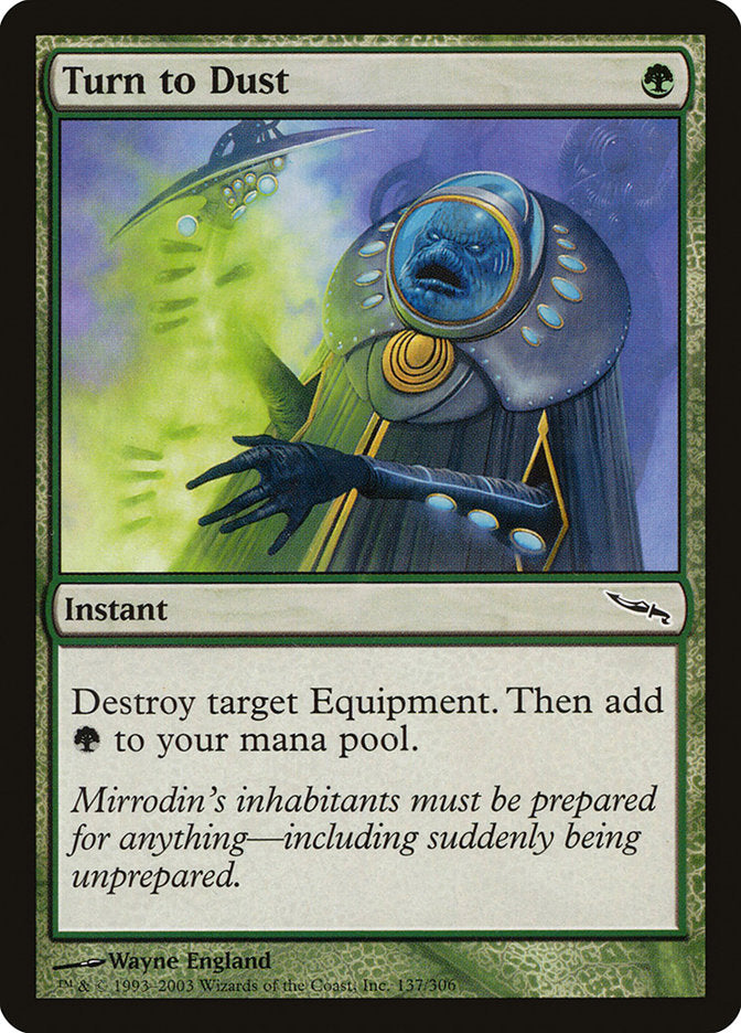 Turn to Dust 137 (Mirrodin)  - Foil | Good Games Adelaide SA