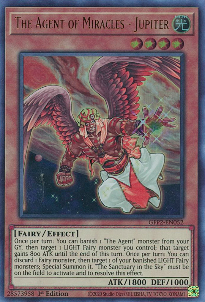 The Agent of Miracles - Jupiter [GFP2-EN052] Ultra Rare | Good Games Adelaide SA