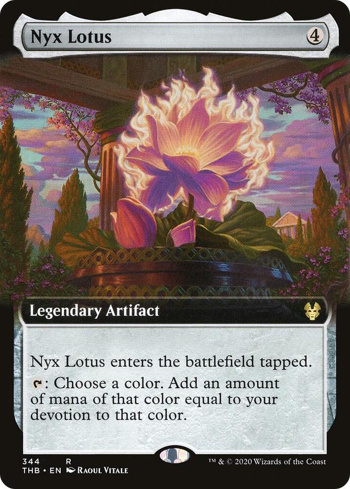 Nyx Lotus 344 (Theros Beyond Death)  - Extended Art Foil | Good Games Adelaide SA
