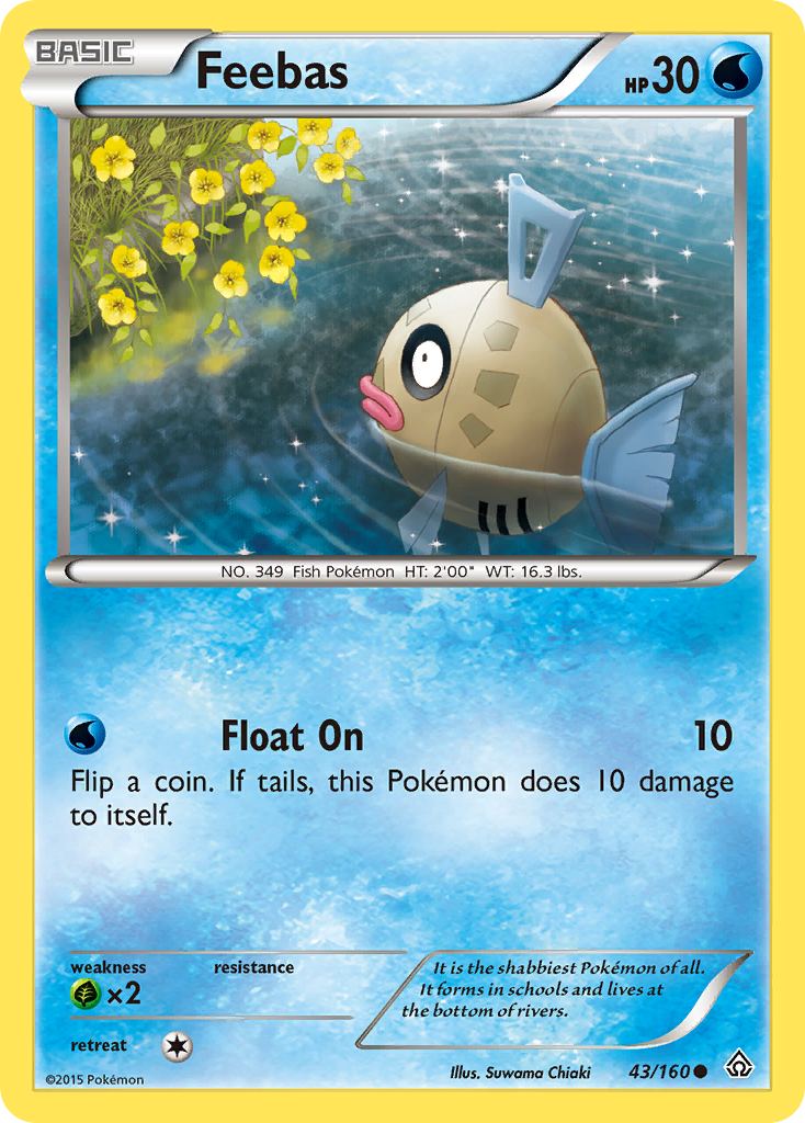 Feebas (43/160) [XY: Primal Clash] | Good Games Adelaide SA
