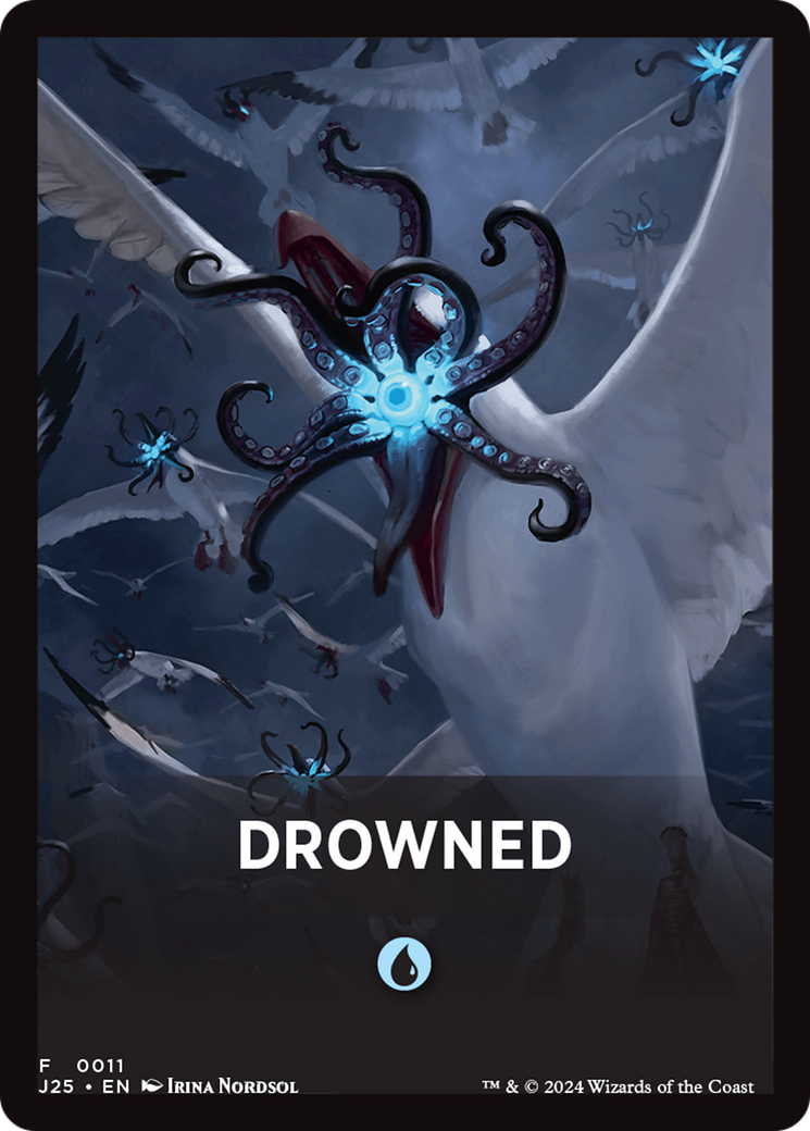 Drowned Theme Card [Foundations Jumpstart Front Cards] | Good Games Adelaide SA