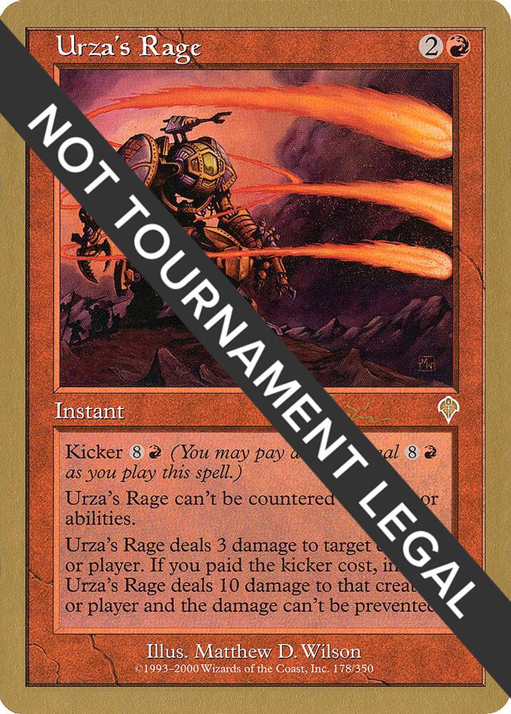 Urzas Rage 2001 Jan Tomcani INV  (World Championship Decks)  | Good Games Adelaide SA