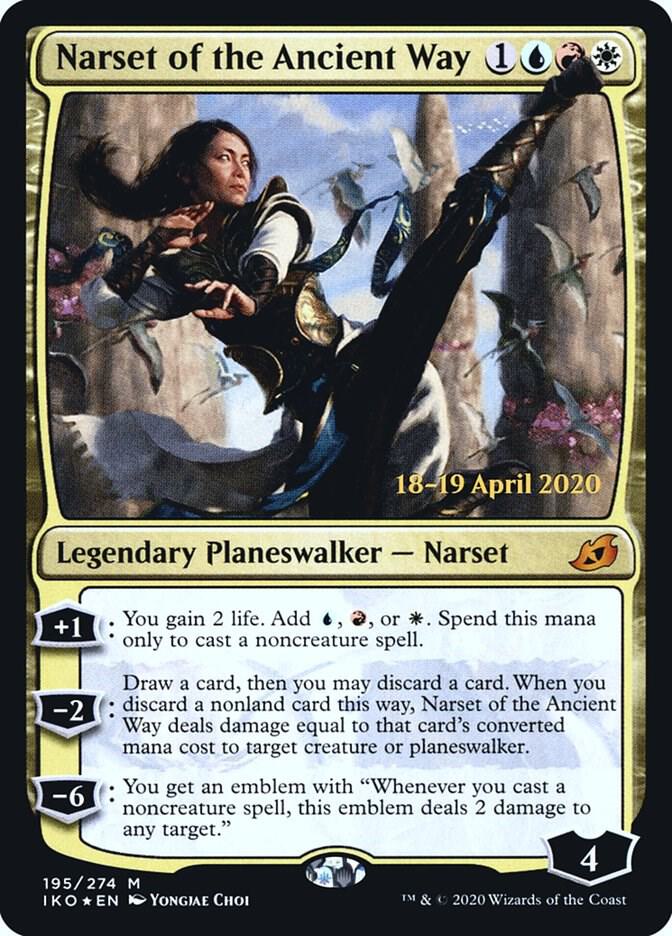 Narset of the Ancient Way 195 (Prerelease Cards)  - Foil | Good Games Adelaide SA