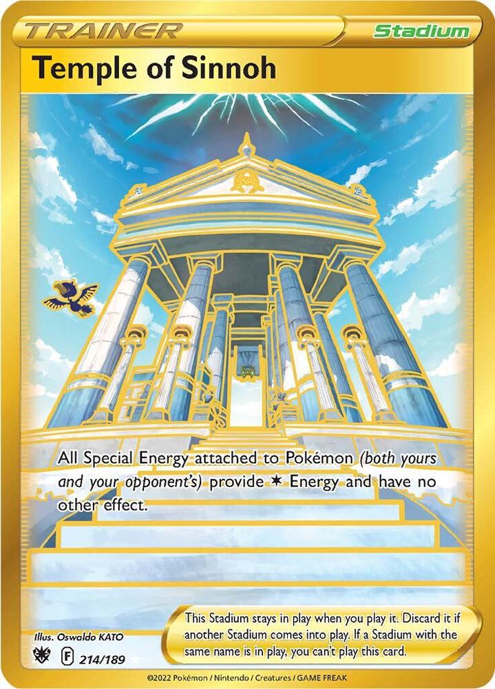 Temple of Sinnoh Secret 214/189 (SWSH10: Astral Radiance)  - Holofoil | Good Games Adelaide SA