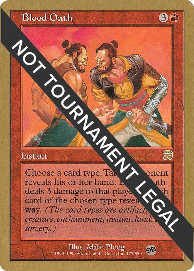 Blood Oath 2001 Jan Tomcani MMQ SB jt177sb/138 (World Championship Decks)  | Good Games Adelaide SA